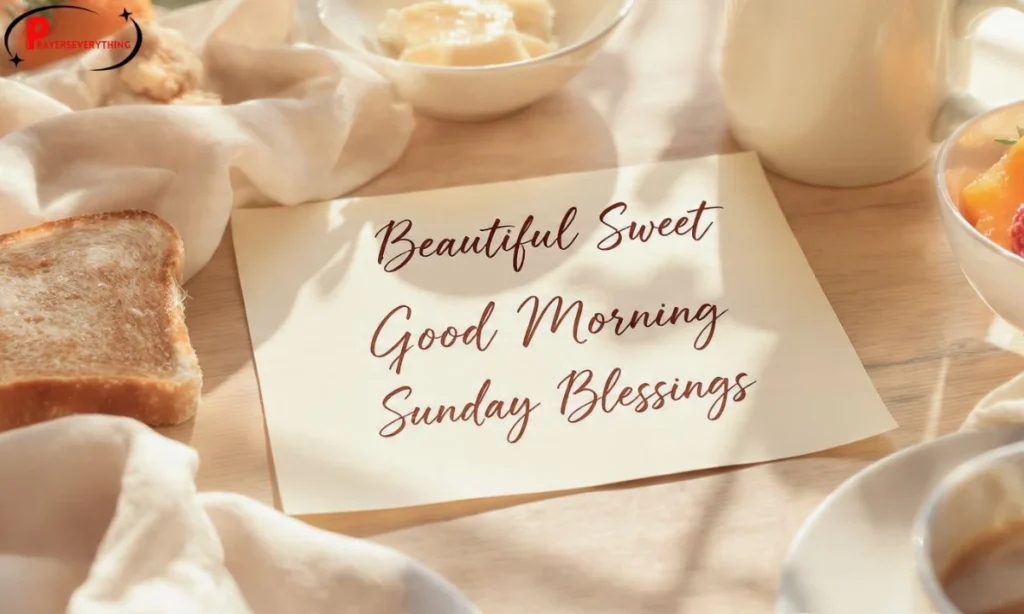Beautiful Sweet Good Morning Sunday Blessings