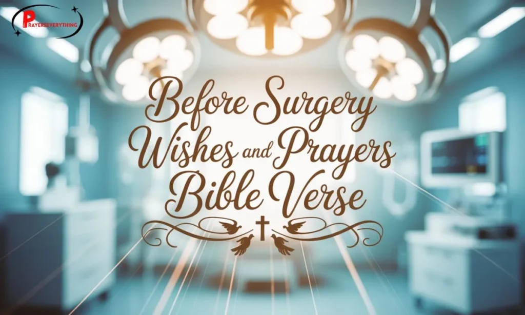 Before Surgery Wishes And Prayers Bible Verse