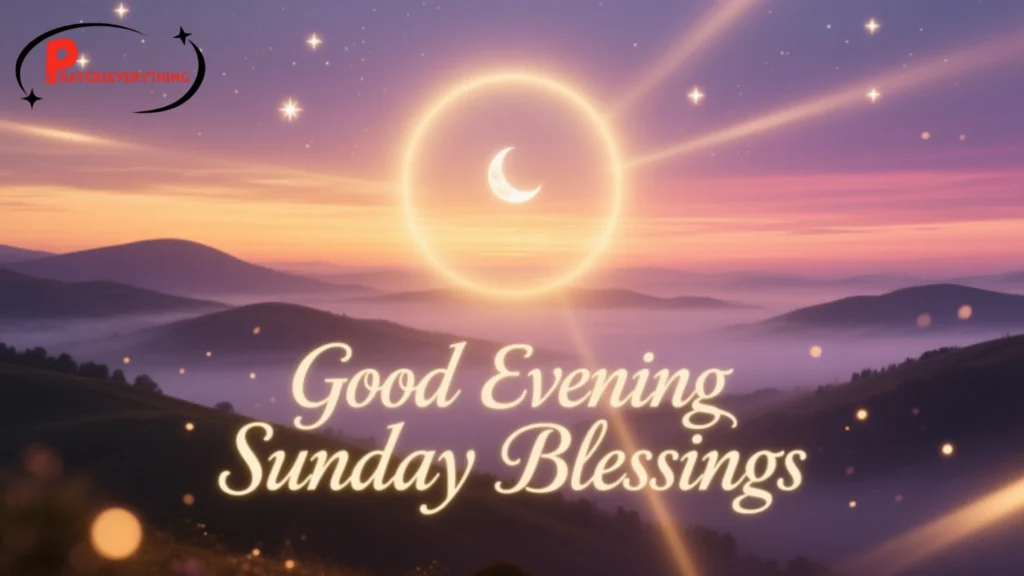 Good Evening Sunday Blessings