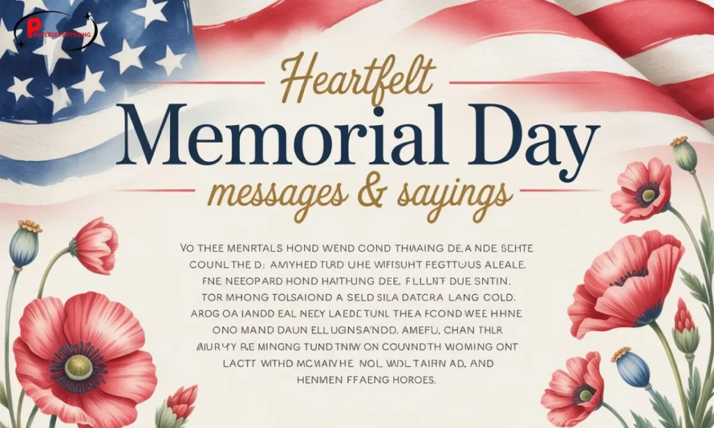 Heartfelt Memorial Day Messages & Sayings
