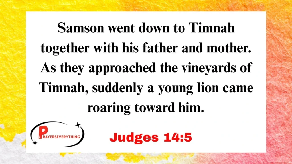 Judges 14:5