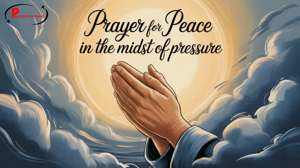 Prayer for Peace in the Midst of Pressure