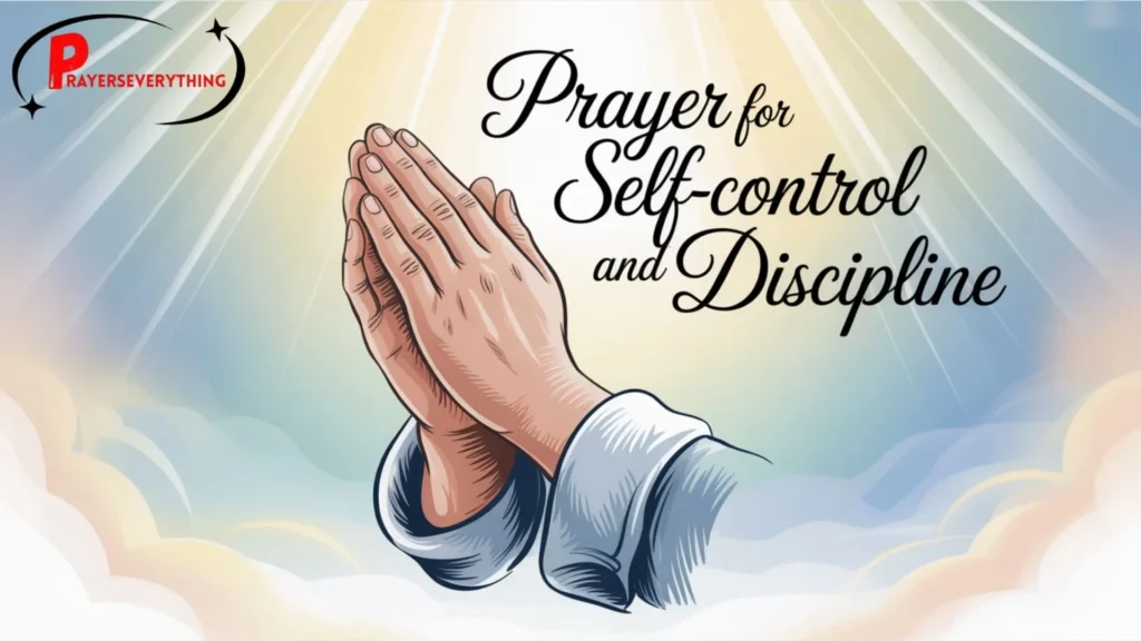 Prayer for Self-Control and Discipline