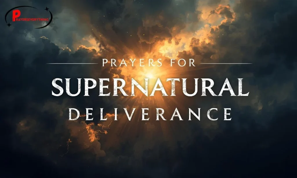 Prayers for Supernatural Deliverance