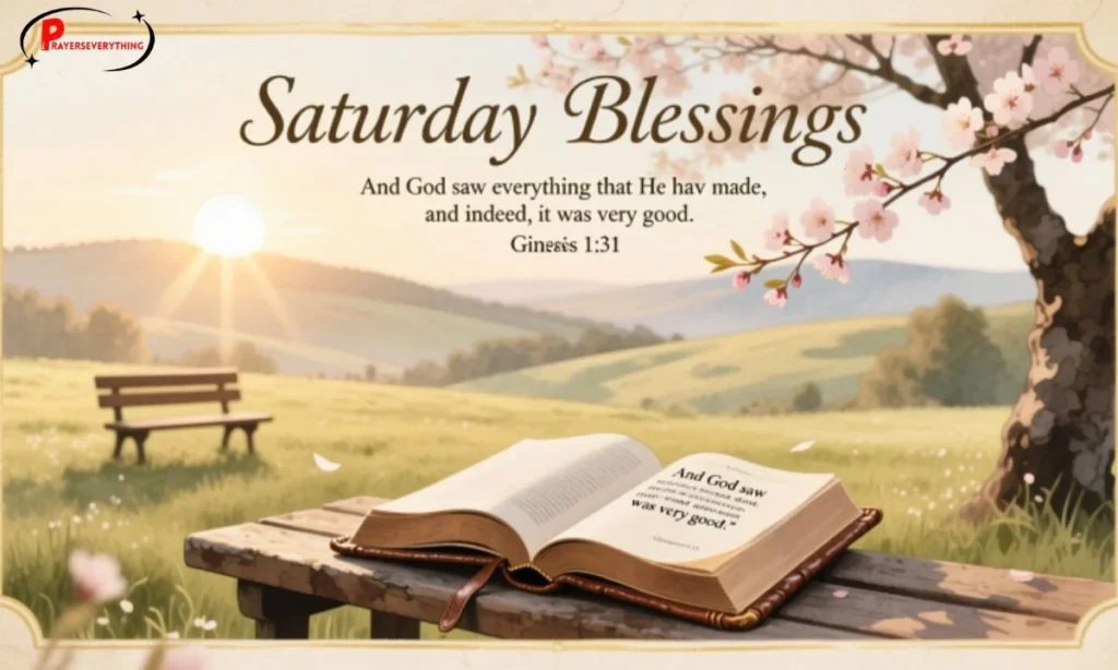 Saturday Blessings Bible Verse