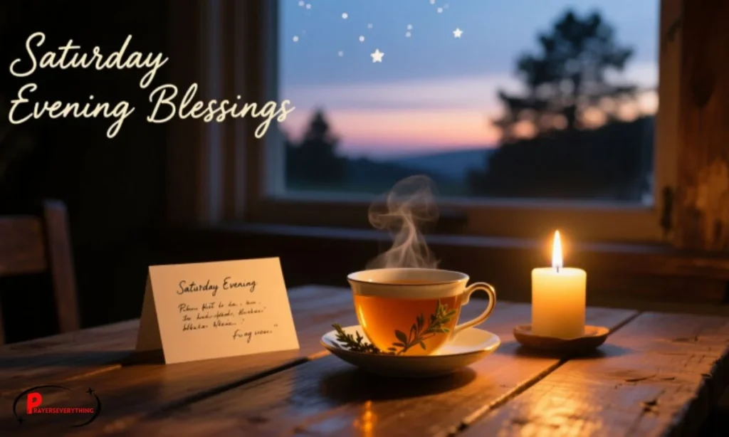 Saturday Evening Blessings