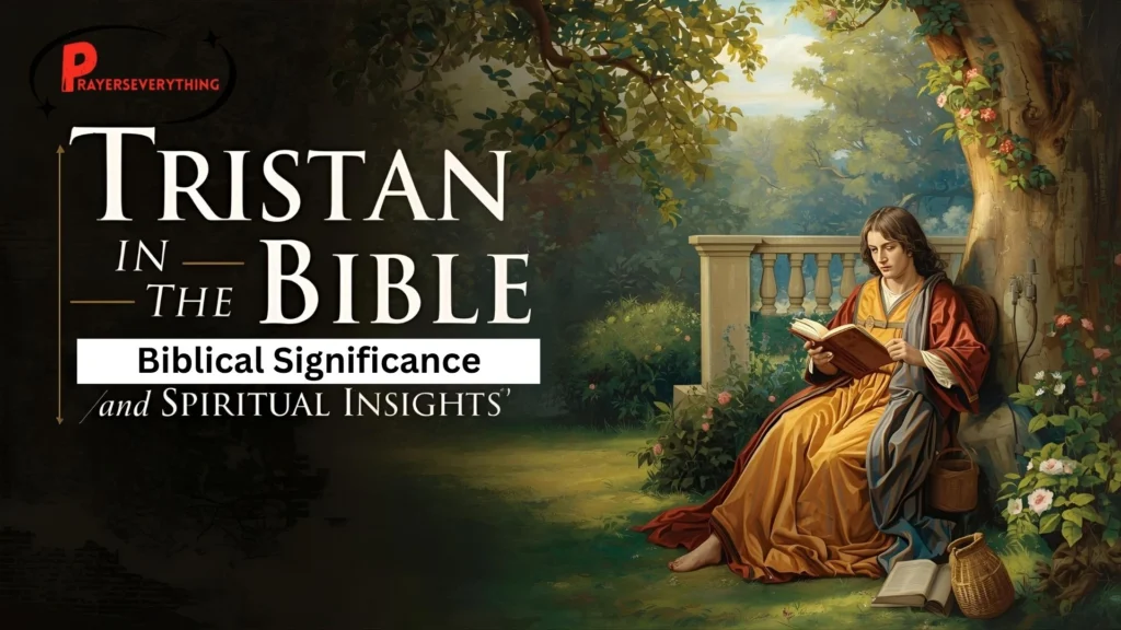 Tristan in the Bible: Biblical Significance and Spiritual Insights
