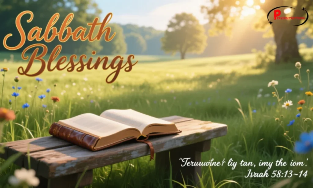 Sabbath Blessings Bible Verses