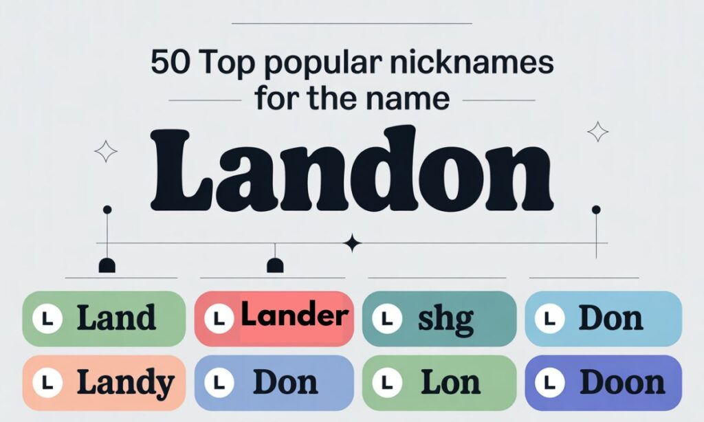 50 Top Popular Nicknames for the Name "Landon"