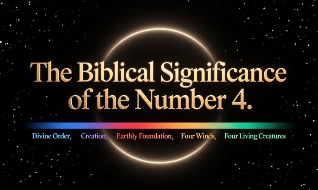 Biblical Significance of the Number 4