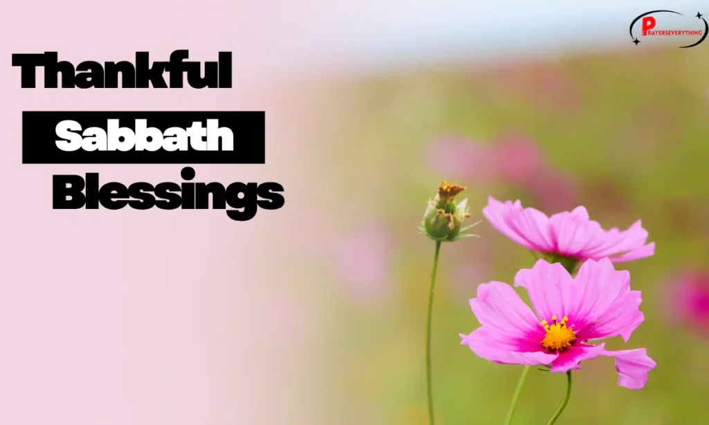 Thankful Sabbath Blessings