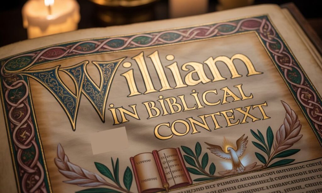 William in Biblical Context