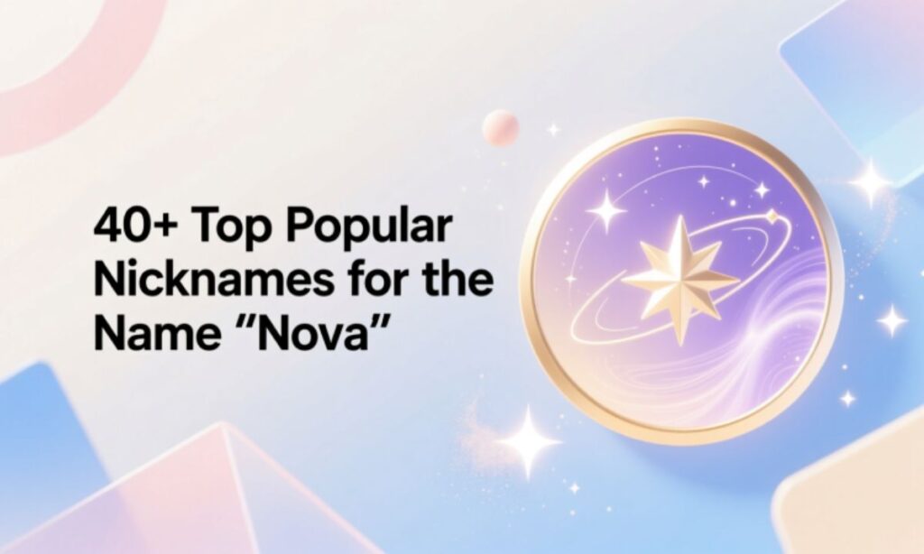 40+ Top Popular Nicknames for the Name "Nova"