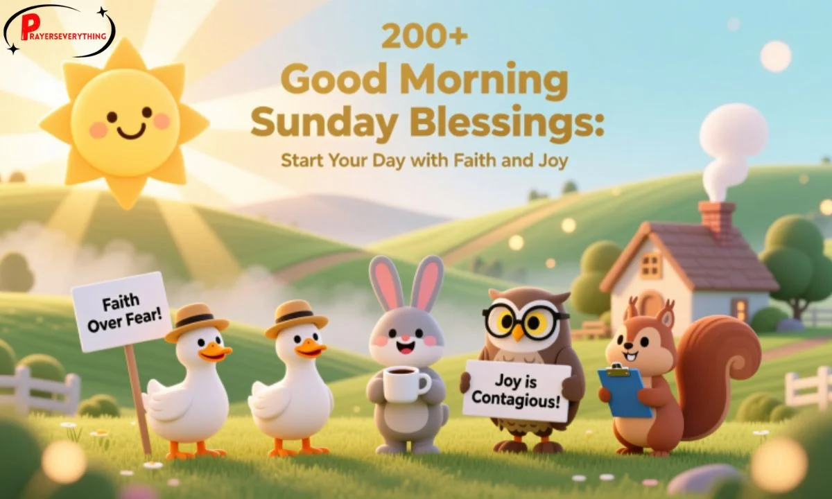 199+ Good Morning Sunday Blessings: Start your day shining