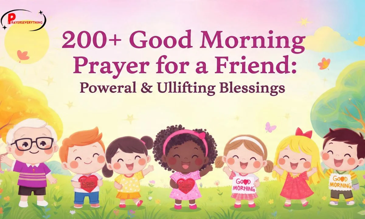 200+ Good Morning Prayer for a Friend: Powerful & Uplifting Blessings