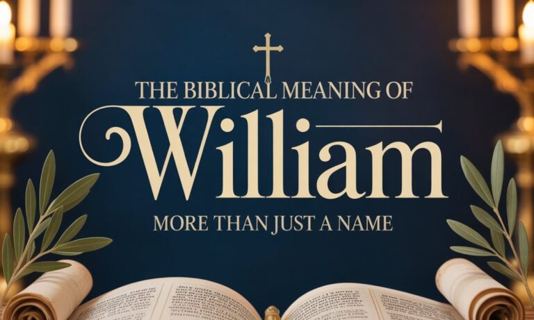 The Biblical Meaning of William: More Than Just a Name